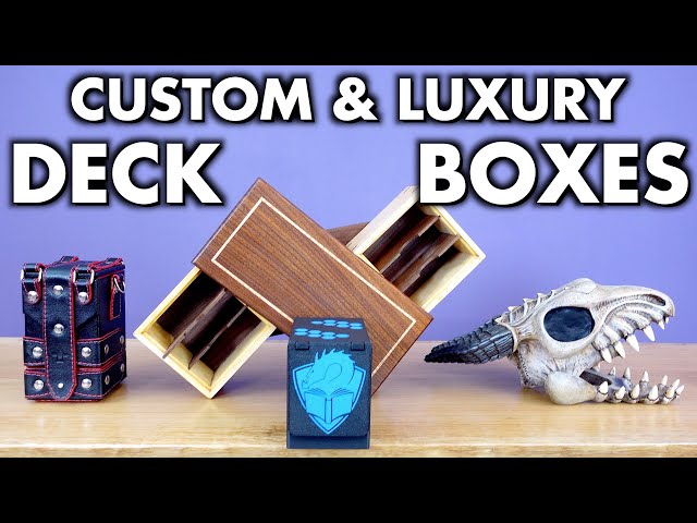 Custom And Luxury Deck Boxes For Magic: The Gathering, Pokemon, Flesh And Blood and More!
