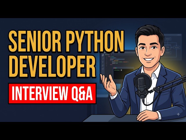Senior Python Developer Interview Questions and Answers