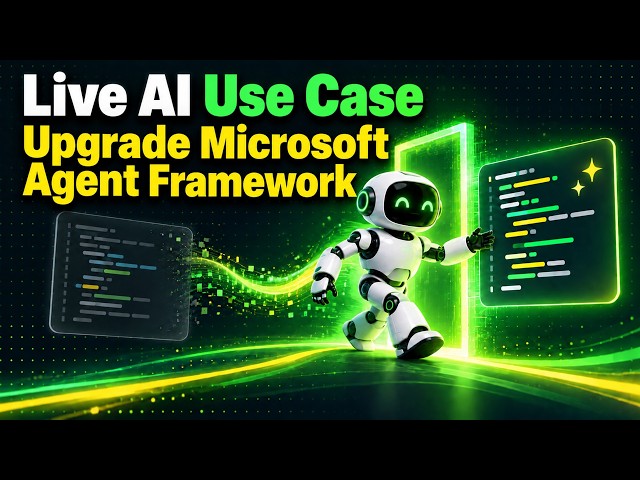 How AI help me upgrade Microsoft Agent Projects and release Agent Framework Toolkit