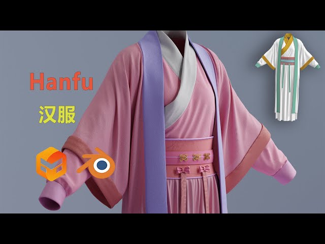 Create  Hanfu  Marvelous Designer | Tutorial |