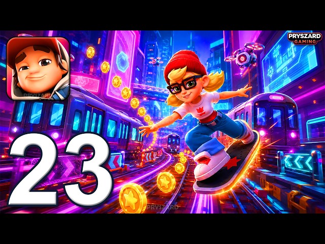 Subway Surfers City - Gameplay Walkthrough Part 23 - New Update Tricky City Run (iOS, Android)