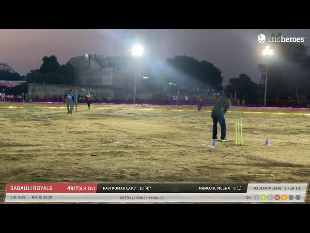 BCC SENIOR , KISHORPUR vs Badauli Royals | Reethauli cricket league (Super Knockout) | Live - Hind…