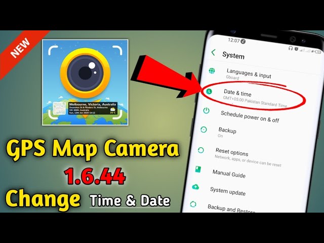 How To Change Time & Date on GPS Map Camera App|gps map camera date or time kaise change kare 1.6.44