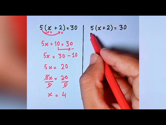 Quick vs Detailed Method | Find the Value of X