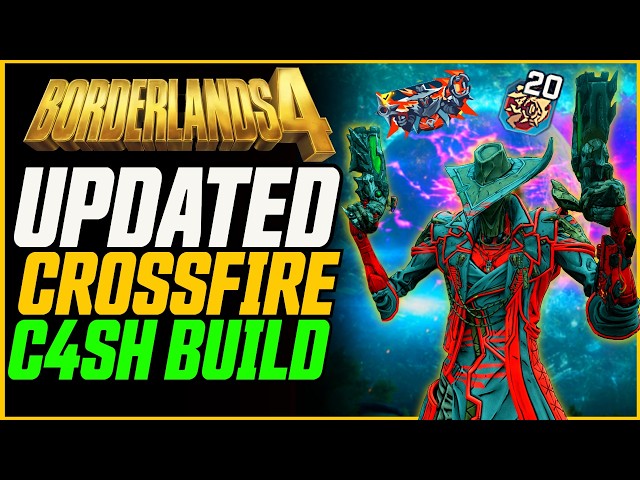 UPDATED Crossfire C4SH Destroys Mayhem 20! // Borderlands 4 Stackbot 2.0 C4SH Build