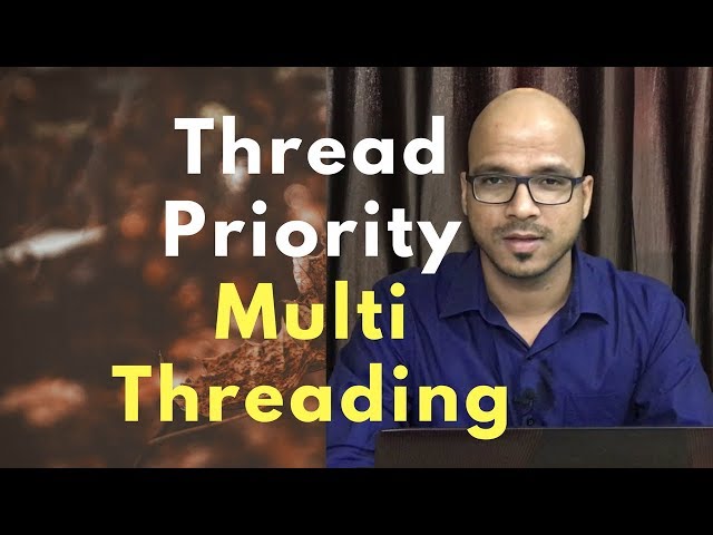 13.6 Multithreading Thread Priority in Java