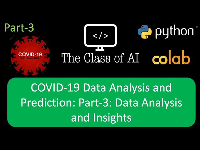 COVID-19 Data Analysis and Prediction: Part-3: Data Analysis and Insights