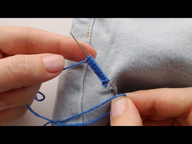 How to Fix a Hole in Your Jeans (And Make It Look Intentional!)