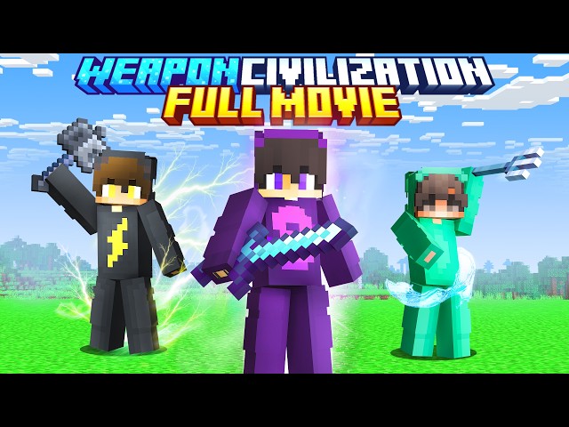 Minecraft, but I survive in WEAPON CIVILIZATION [FULL MOVIE]