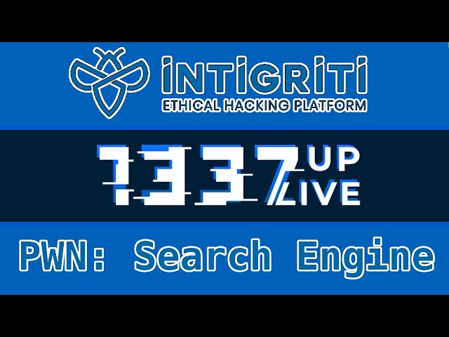 Leaking Values with printf (Format String Vuln) - Search Engine - [Intigriti 1337UP LIVE CTF 2022]