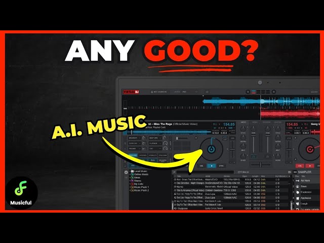 Can AI Music Actually Work in a DJ Mix? (Musicful AI Test) - virtual DJ Tutorials