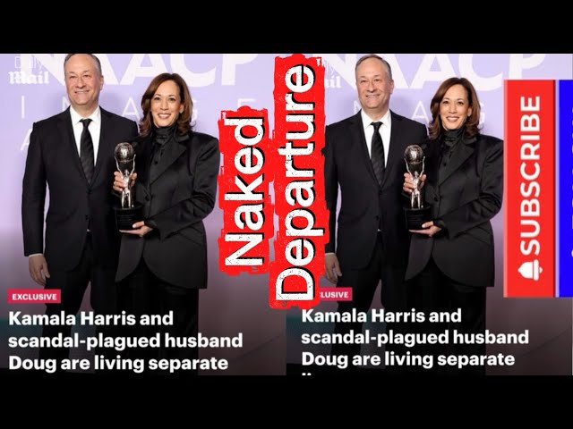 Kamala Harris and Doug Emhoff living separate lives - He cheated on YOU when he cheated on 1st wife
