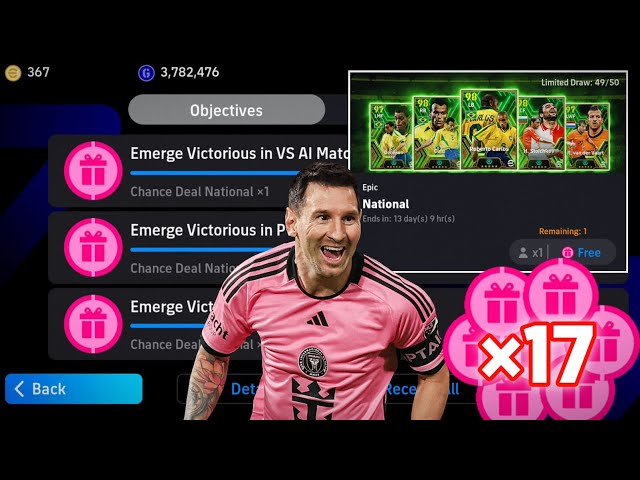 All Rewards By KONAMI! 🎁🎉 Pack Opening Efootball 2024 Mobile | Free EPIC National Players