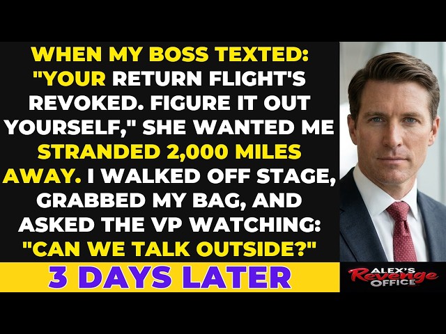 My Boss Canceled My Flight Home While I Was At The Conference - Then I Stood Up And Said