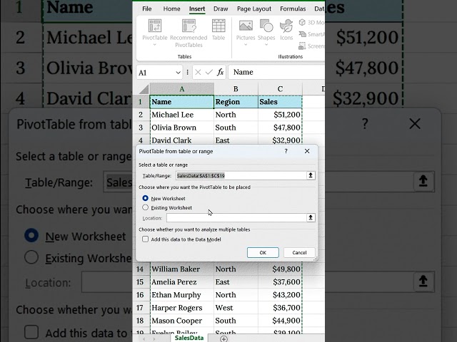 Excel PivotTable Trick: Total Sales by Region in a Flash!