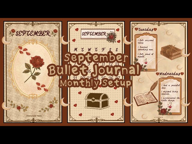 📜September Bullet Journal | Monthly Setup & Planning 