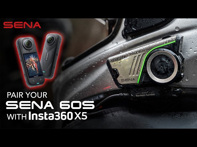 Sena + ‪@insta360‬ | How To Pair an Insta360 X5 to Sena Device