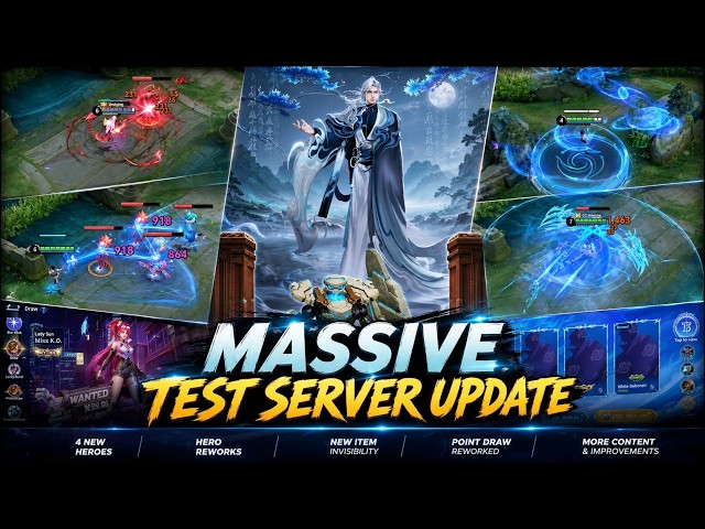 4 NEW HEROES & INVISIBILITY ITEM! 😱 Season 16 Massive Update (HoK)