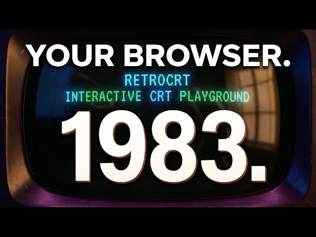 I Made My Browser Look Like a Computer From 1983
