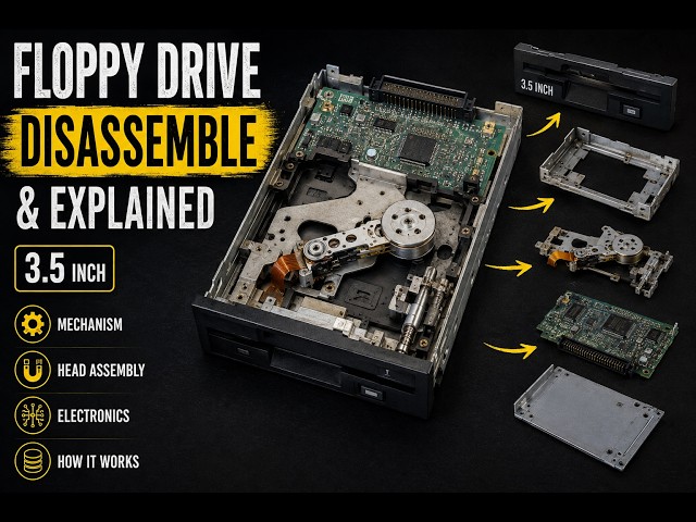 3.5inch floppy disk-How it works & interesting facts!