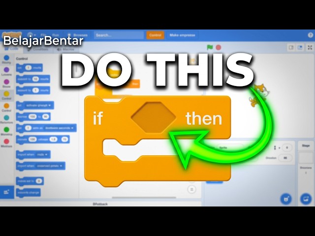 Learning Scratch 10. How to Use the If Then Conditional Block (Audio Remake)