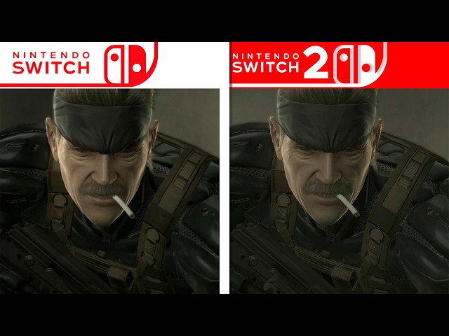 Metal Gear Solid 4 | Switch vs Switch 2 | Final Graphics Comparison