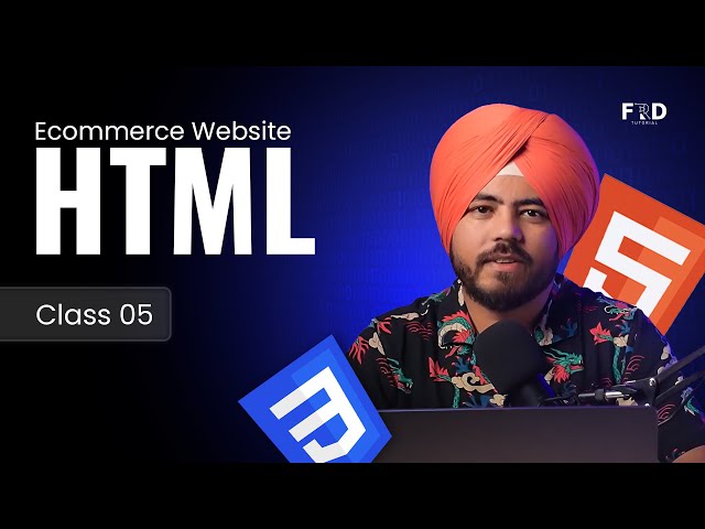 Ecommerce Website HTML Tutorial — Image Hover Effects | Free Course (5 Lessons)
