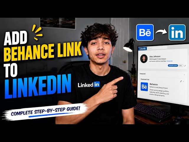 How to Add Behance Link to Linkedin - 2026 (Simple Tutorial)