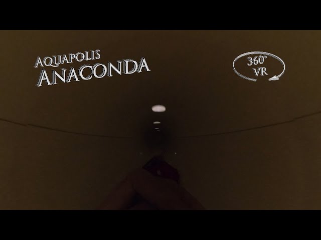 Napfényfürdő Aquapolis Szeged Anaconda (yellow night) 360° VR POV Onride