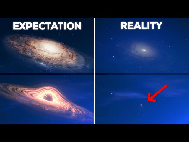 Space Objects Through a Telescope | Expectation VS Reality (Simulation)