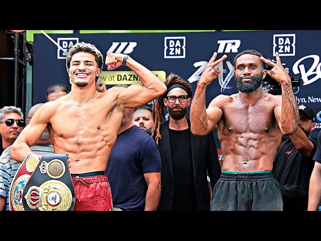 Xander Zayas vs Jaron "Boots" Ennis FULL Weigh in, Face off & Final Words