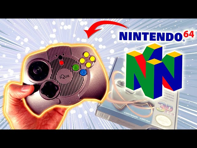 💥 IQUE the NINTENDO CONSOLE 🎮 Made in CHINA that was a portable N64