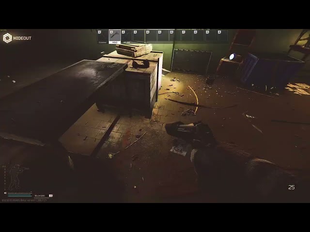 a preview of the firing range in Tarkov