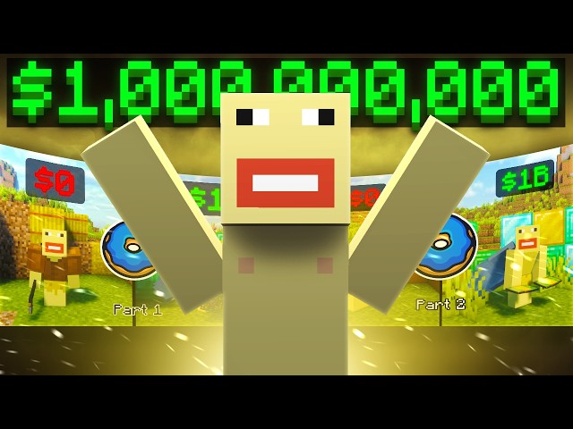 $0 To $1B Donut SMP (Full Movie)
