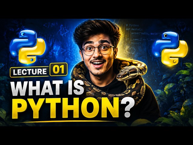 What is Python? | Lecture 01 | Python for Beginners in Hindi
