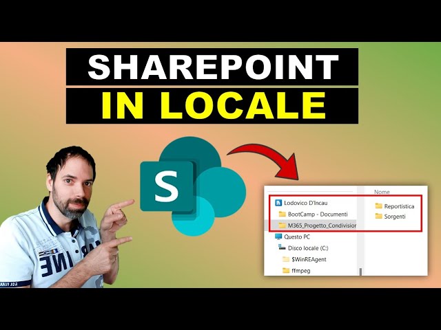 Connect SharePoint in your local settings