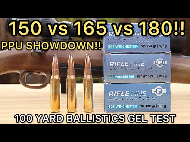 GARBAGE or GREAT?! 308 Winchester PPU Ballistics Gel Ammo Test