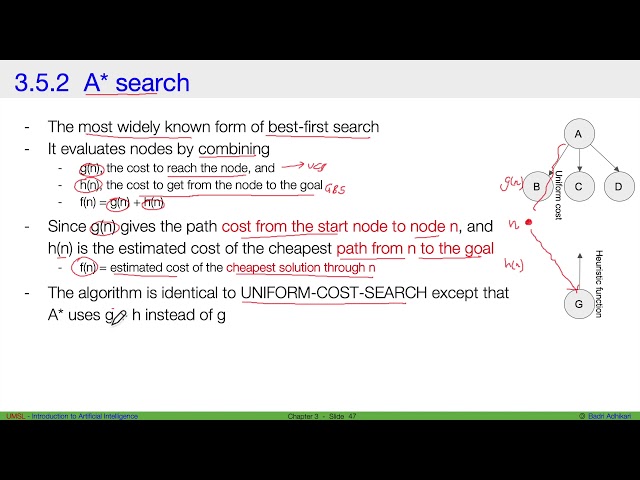 Artificial Intelligence - 3.5 - Informed (heuristic) search strategies