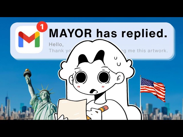 i emailed my art to unique towns as a joke and the MAYOR replied...?