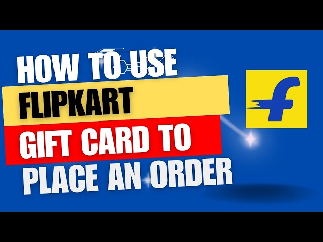 How to USE Flipkart Gift Card | Place an order with Flipkart Gift Card