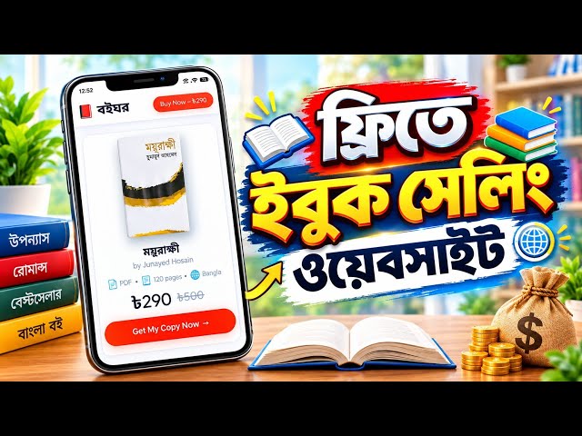 Complete Tutorial on Building an E-book Selling Website for Free | WordPress Bangla