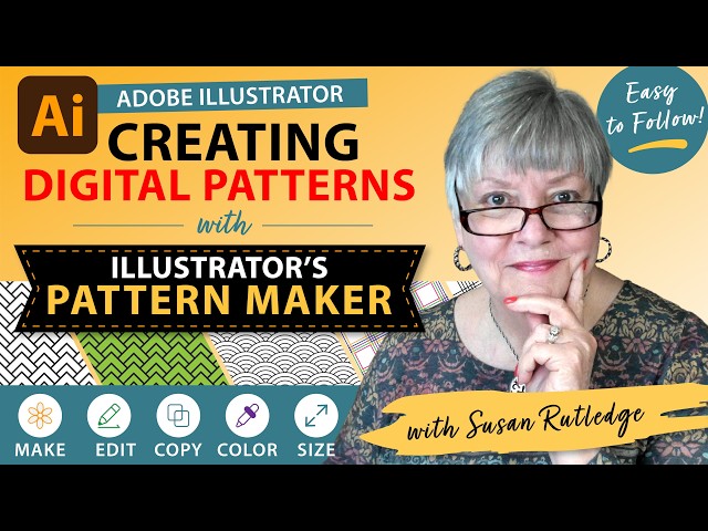 Creating Digital Patterns with Illustrator's Pattern Maker