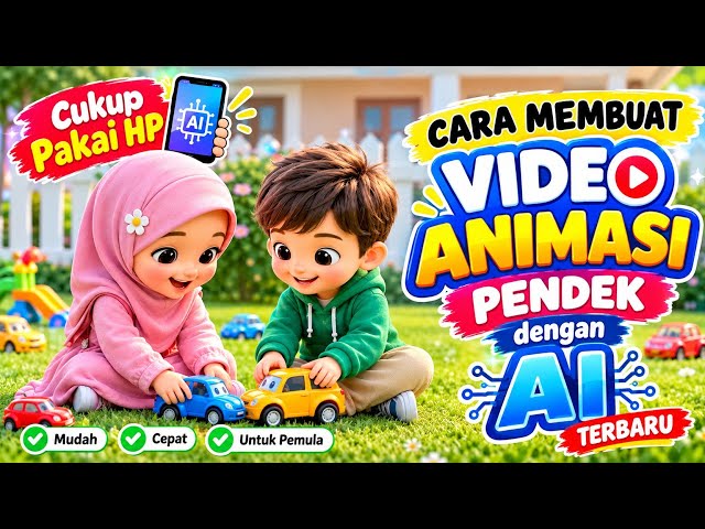 Cara Membuat Video Animasi Pendek dengan AI Terbaru | Tutorial AI untuk Pemula