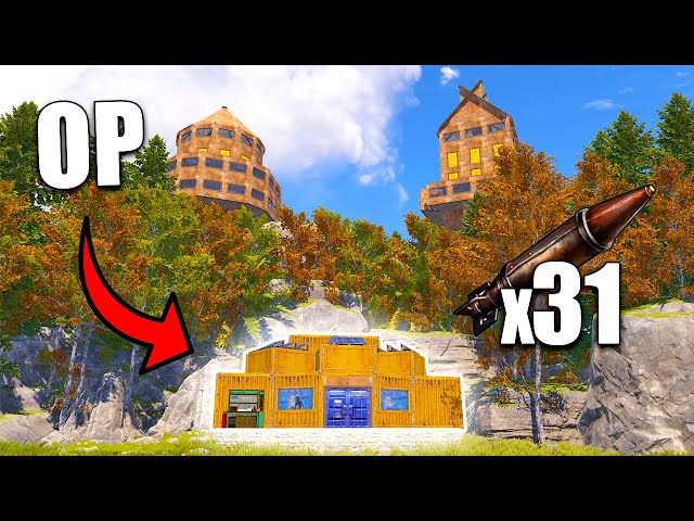 I Built A NEW OP SOLO Base Amongst Big Clans in Rust