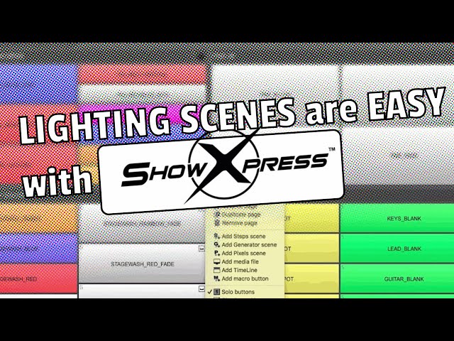 How to Build Lighting Scenes in ShowXpress | Live Tab Setup for Church Volunteers