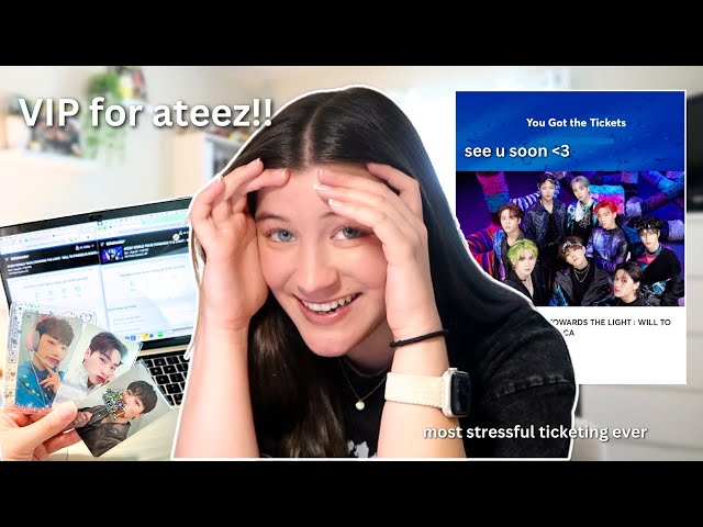 WE GOT ULTIMATE VIP FOR ATEEZ | towards the light: will to power tour tickets *so stressful*