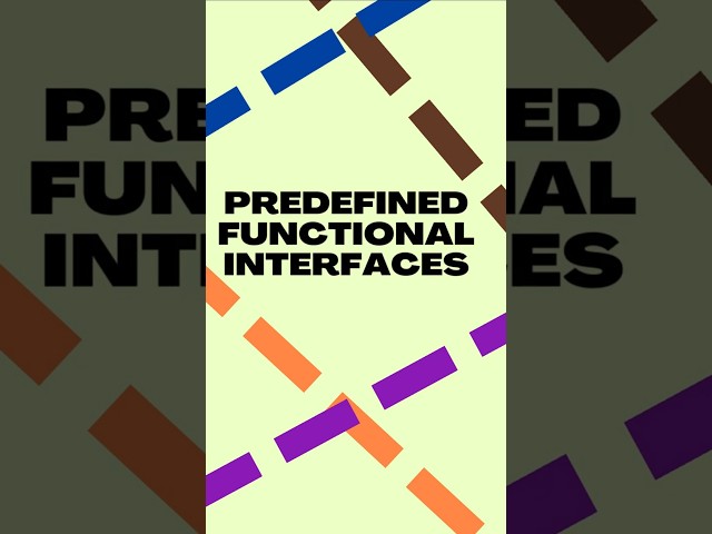 Java’s 4 Core Functional Interfaces in 30 seconds:Predicate, Consumer, Supplier, and Function #java