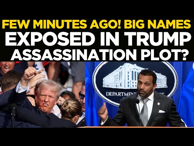 KASH PATEL LIVE: Kash Patel Drops Bombshell, Big Name Involved in Trump Assassination Plot Revealed!