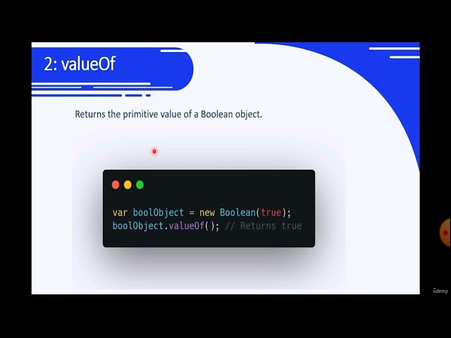 69  Boolean Methods in JS