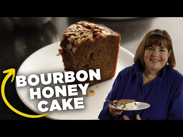 Ina Garten's Boozy Bourbon Honey Cake 🍯 | Barefoot Contessa | Food Network